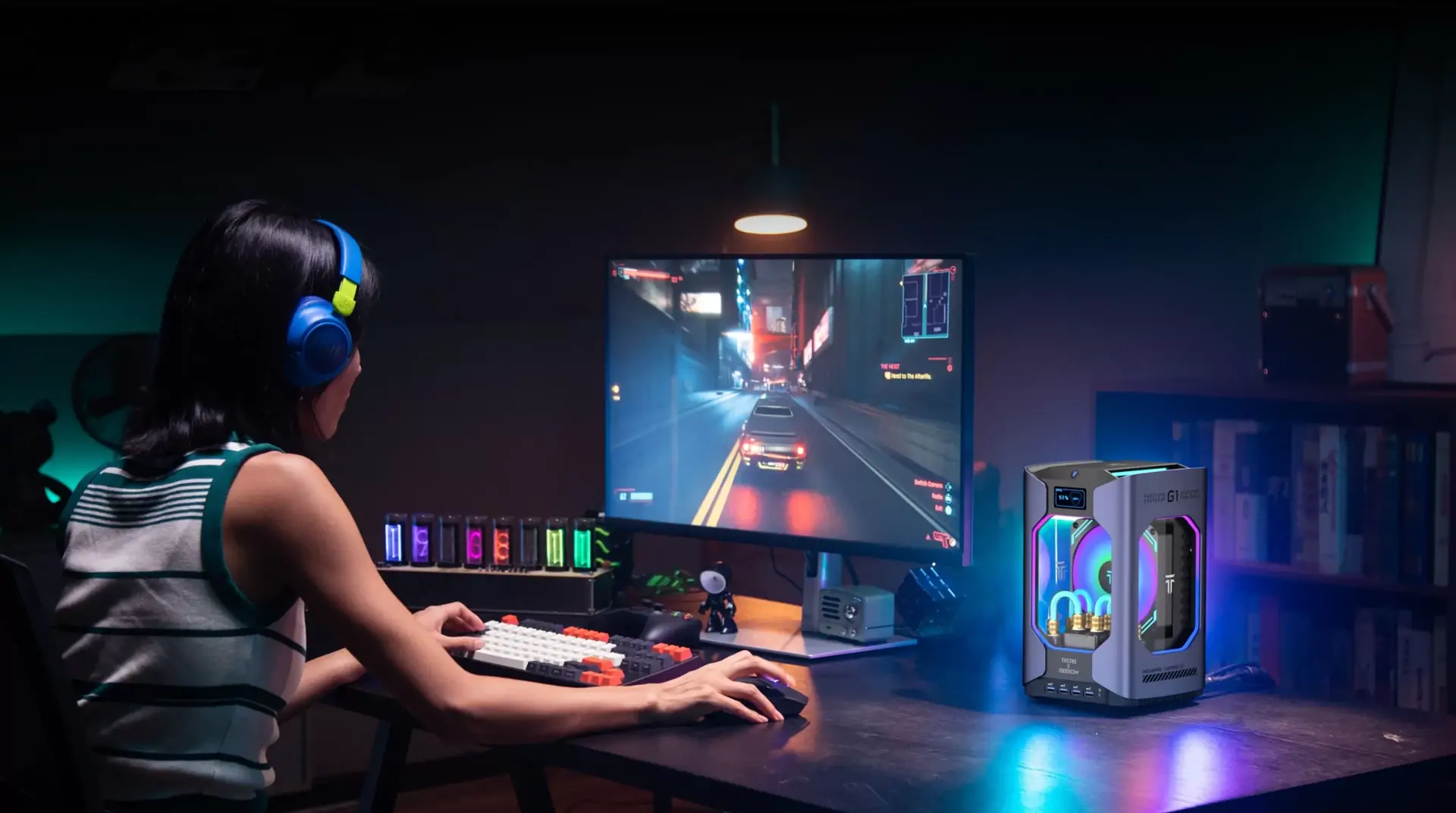 gaming with Water Cooling PC