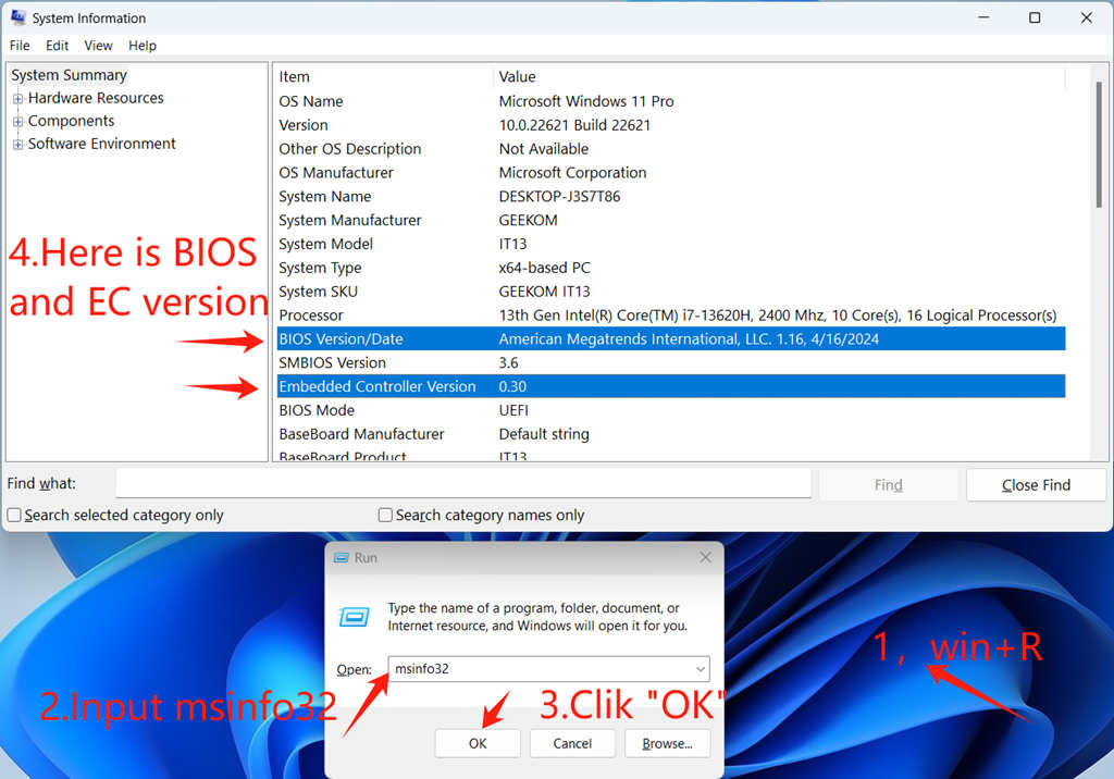 BIOS check