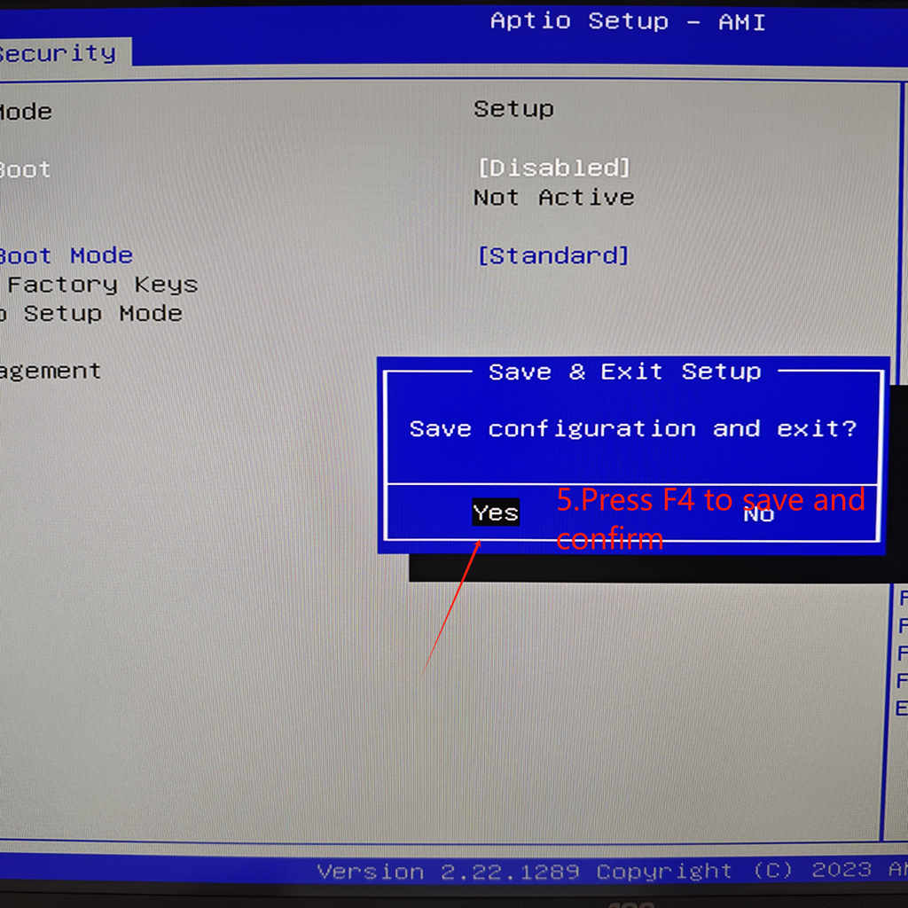 update Bios