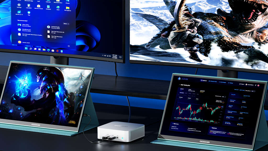 GEEKOM portable computer monitor