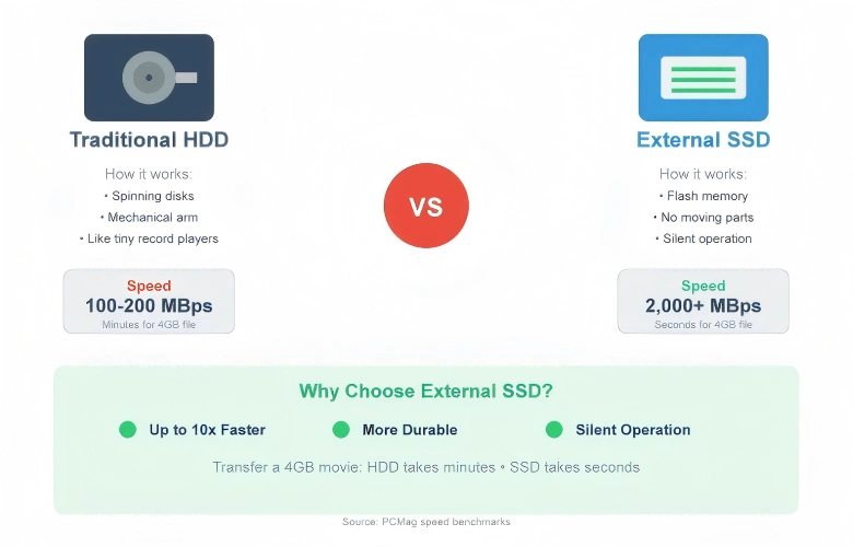 external SSD hard drive