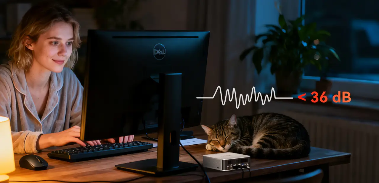 GEEKOM A7 MAX Mini PC with Innovation IceBlast 2.0: Cool. Quiet. Connected