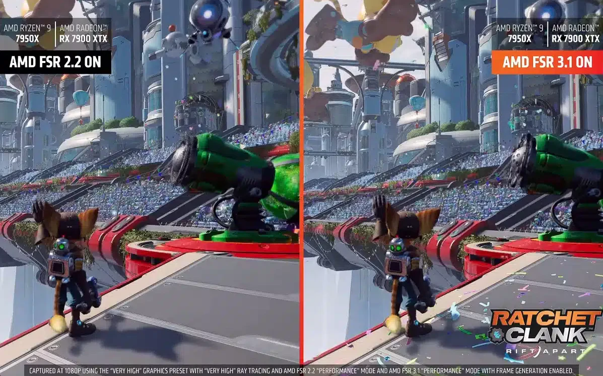 FSR 2.2 VS FSR 3.1
