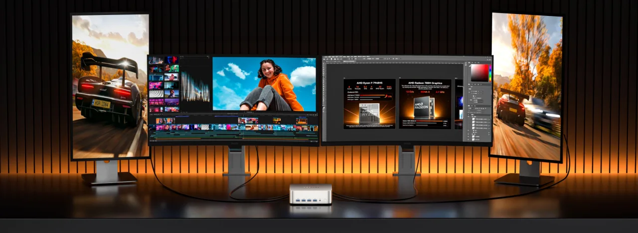 Connectivity and Display Outputs Of GEEKOM A7 Max